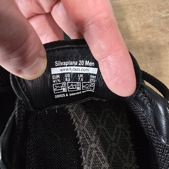 Kybun Silvaplana Italy Leather Minimalist Men's Black 8.5 41 2/3 EU - Picture 6 of 6